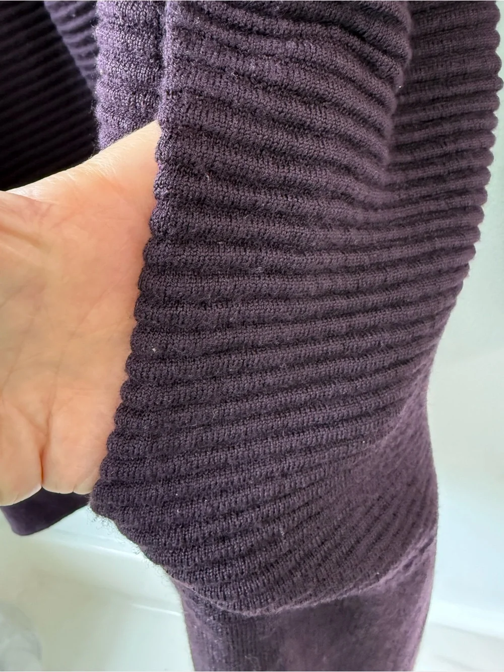 lululemon wool cardigan wrap sz4 Sit In Lotus